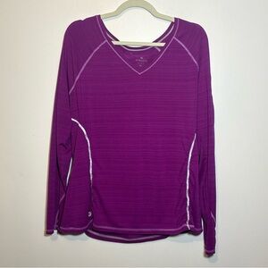 Athleta Vibrant Purple Long Sleeve Top